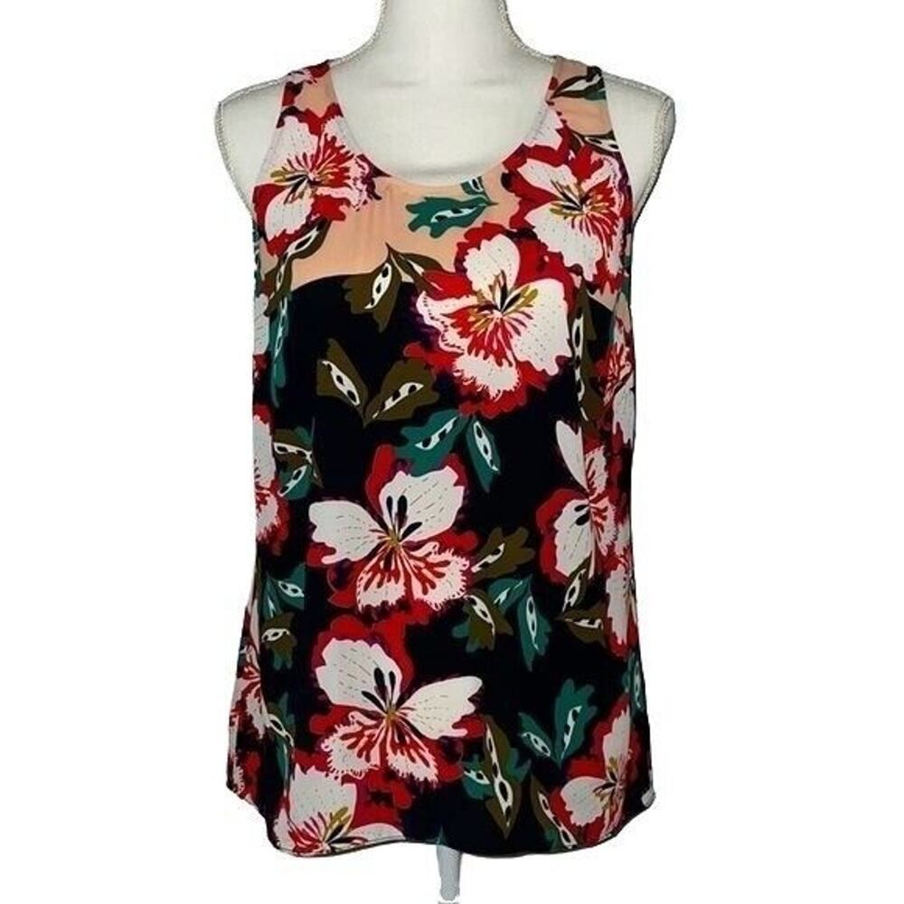 CAbi Medium Floral Tank